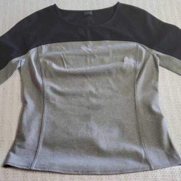 Your Sixth Sense Arc Designed Black & Grey Sz M Top Tunic - Picture 6 of 10
